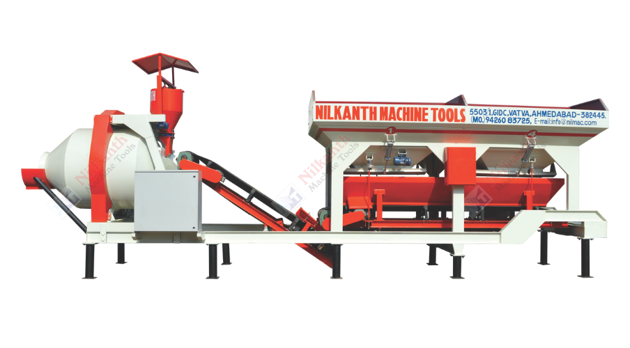 Reversible Compact Concrete Batching Plant in Oman